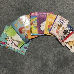 8 Kid Books + 2 Coloring Books 