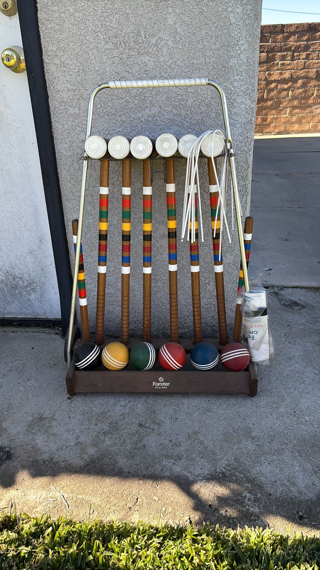 Croquet Set/excellent Condition