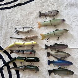 Ac-plugs , Soft Swim baits , And Glide Baits .