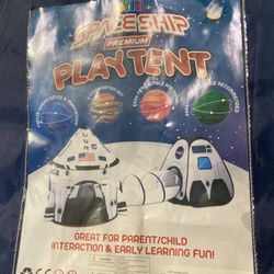 Kids Tunnel Space Tent