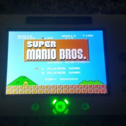 White handheld Game system