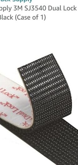 Velcro 3M SJ3540 Dual Lock Strips - 3/4" x 150', Black New