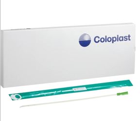 Male Coloplast Urethral Catheter SpeediCath Coude Tip Hydrophilic 14 Fr 14 Inch #28494