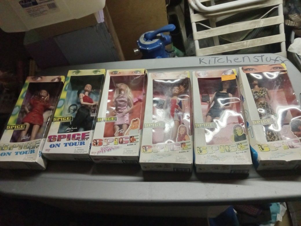 Extremely Rare 1997 Galoob Spice Girls Dolls NEW IN BOXES! SET OF 6