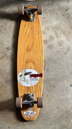 Greg Noel Greg Noll travel well element skateboards collaboration autographed by Greg Noll