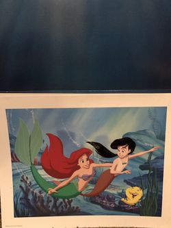 Walt Disney little mermaid 2 exclusive lithograph includes 4