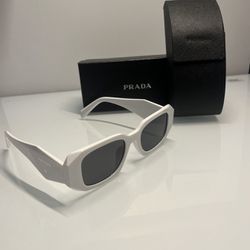 White PRADA Women's Sunglasses