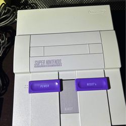 Super Nintendo With Super Mario