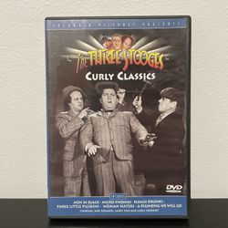 The Three Stooges Curly Classics DVD Sony Comedy Vintage Unrated 1998