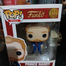 Brand New Prince Harry #06 Funko Pop Box Damaged 