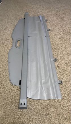 Gray Retractable Cargo Cover Trunk Shade
