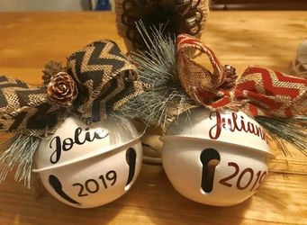 Custom bell ornaments!