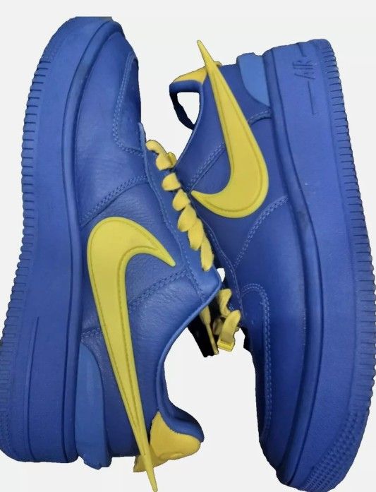 Royal Blue And Yellow Ambush Nike Air Force Low