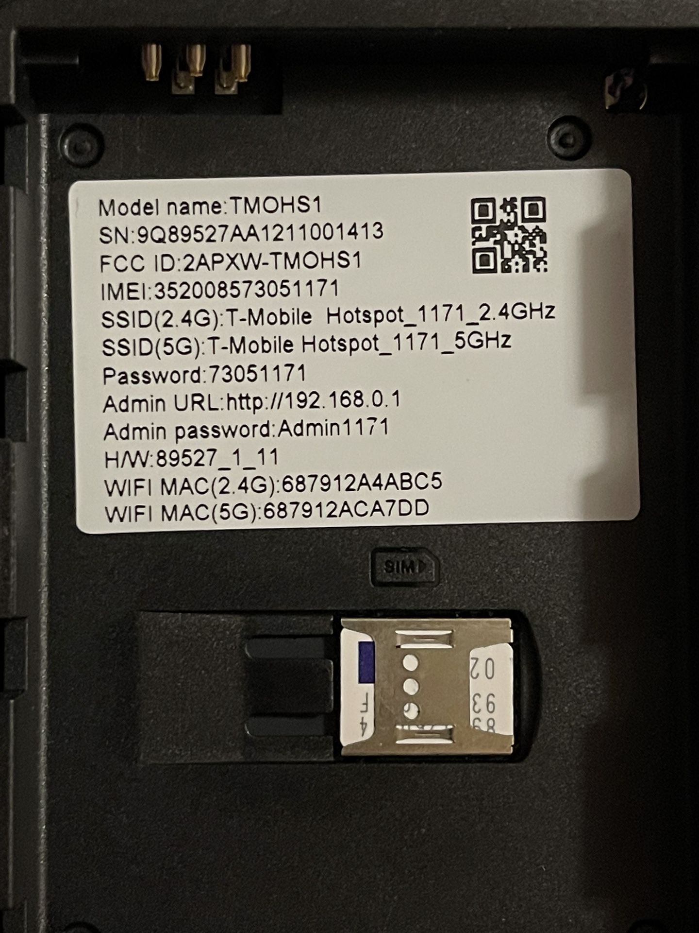 TMobile TMOHS1 4G LTE Portable WiFi Hotspot Device. for Sale in Fresno