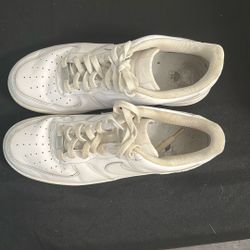 White Nike Air Force 1 Low Size 13