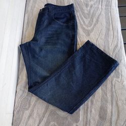 Beverly Hills Polo Club Jeans 34 X 30 Mens Dark Blue Denim Polo Straight Leg