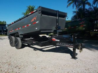 Horizon 7 x 14 High Side Dump Trailer 14k