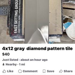 Gray Diamond Tile 