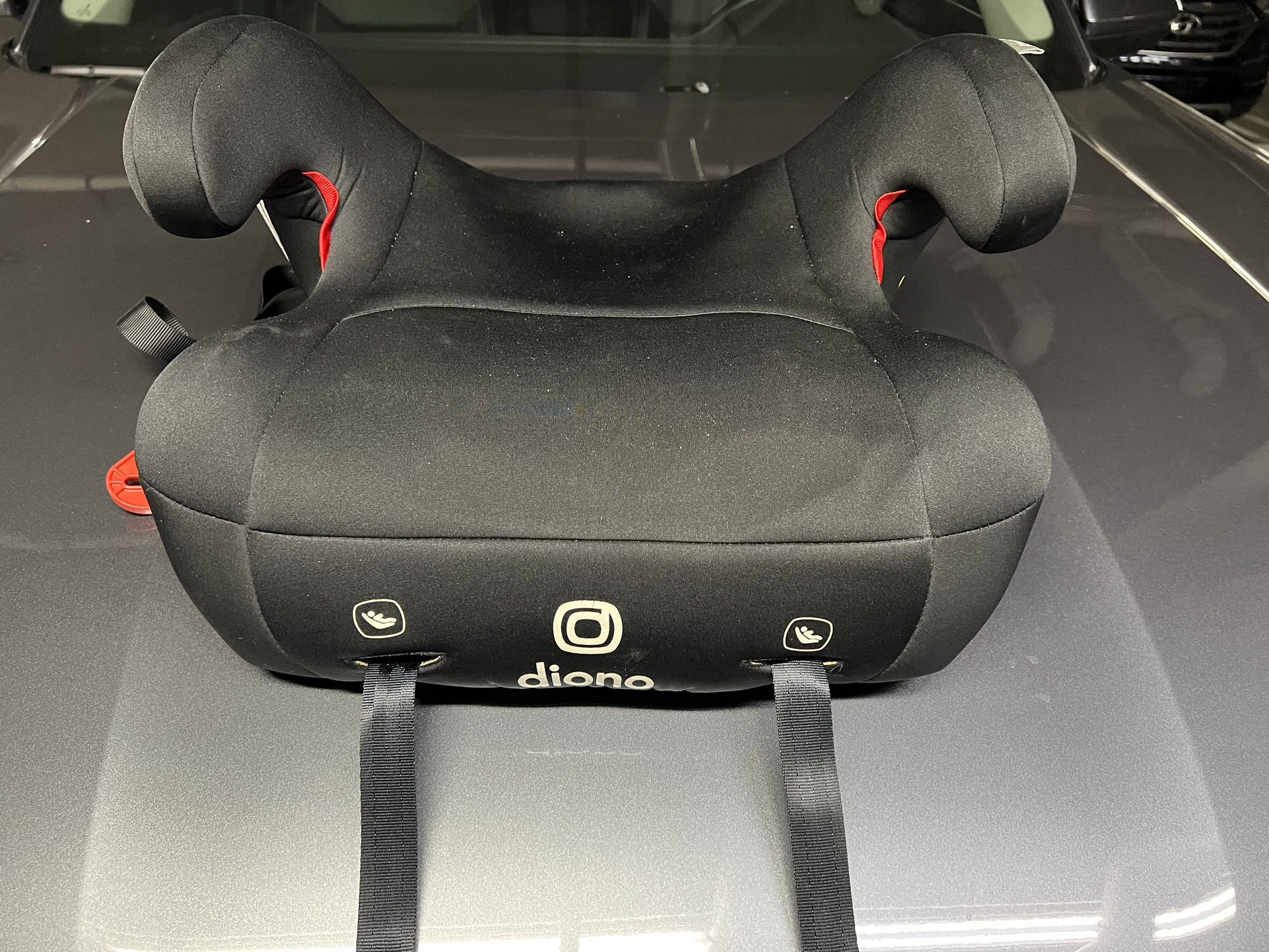 Solana 2 Latch Backless Booster Car Seat - Black