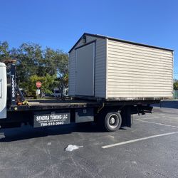 Sheds Relocated , Movemo Casita De Patio Container Rv Trailer Crane 