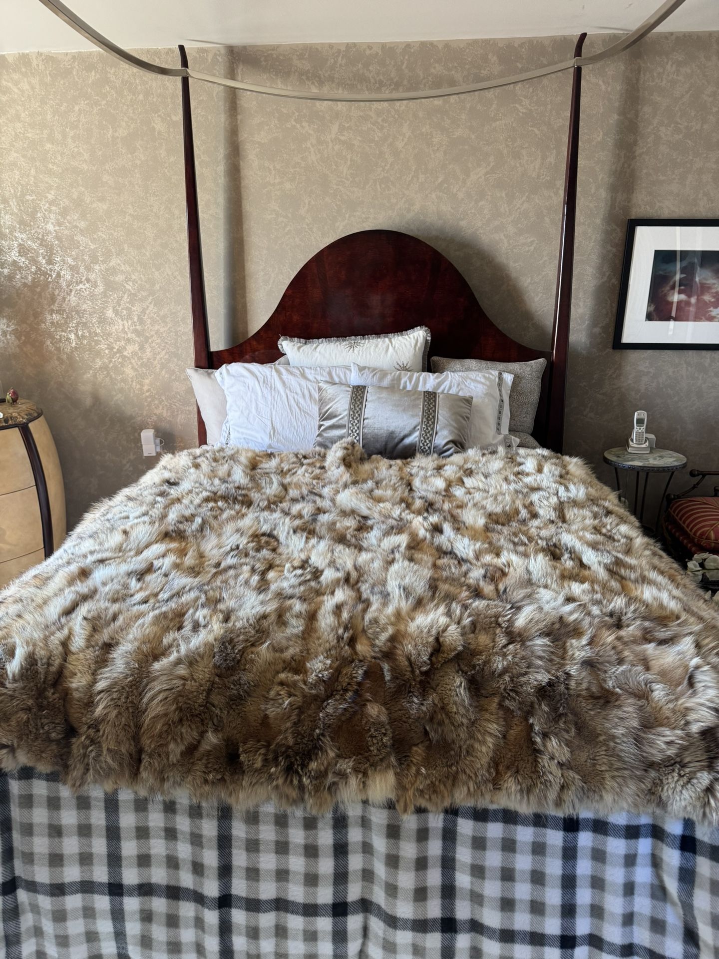 Real Fox 🦊 Fur Blanket