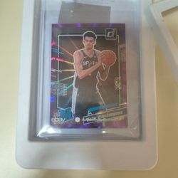 Donruss VICTOR WEMBANYAMA PURPLE LASER  Rookie  Card #220 #19/99