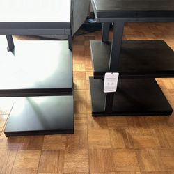 Two 3 Tier End Tables 