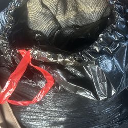 Bag full of clothes