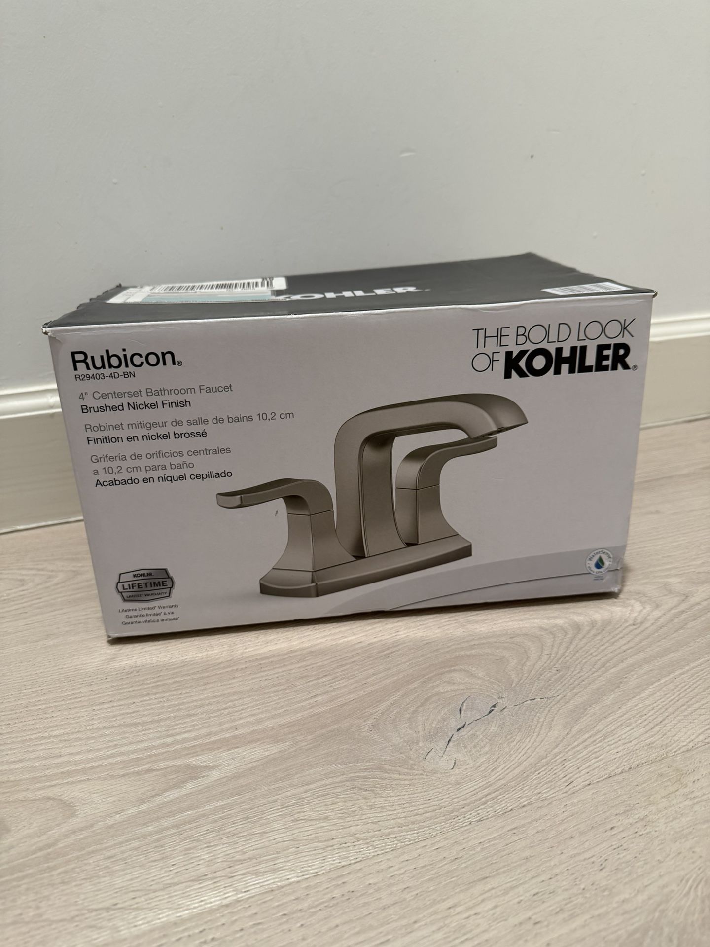 Kohler Rubicon 4” Faucet Brushed Nickel