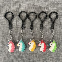 Lot Of 25 Soft Unicorn Key Chain Party Favors Also Used As Backpack Hangers