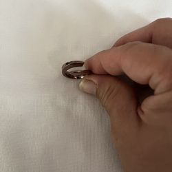 Plated Rose Gold Ring