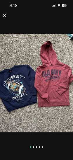 Boys sweatshirts, good condition