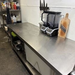 stainless steel table