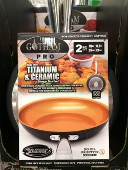 2 Brand New Gotham Pro Pans - Open Box (No Longer In The Package)