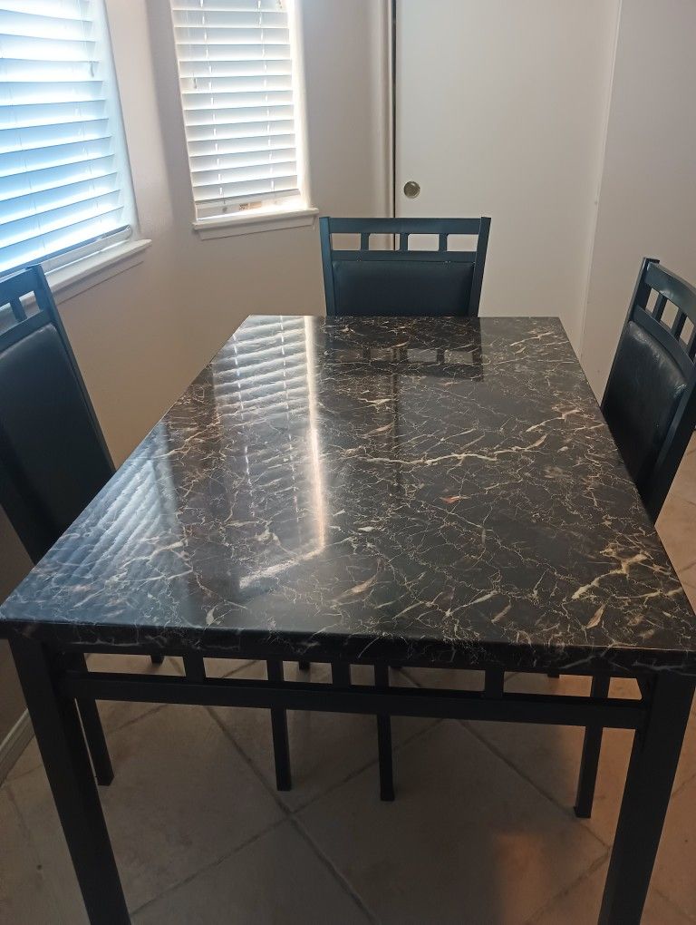 Black Stone Table