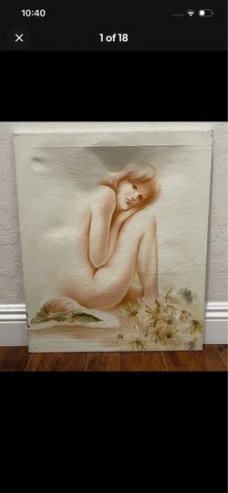 Painting on Canvas named “Linda” Signed by Artist 24" x 20"