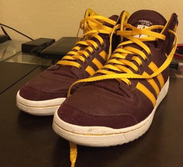 Custom ASU Adidas Top Ten Hi - Men's 12