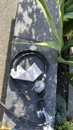 Propane gauge and hose new