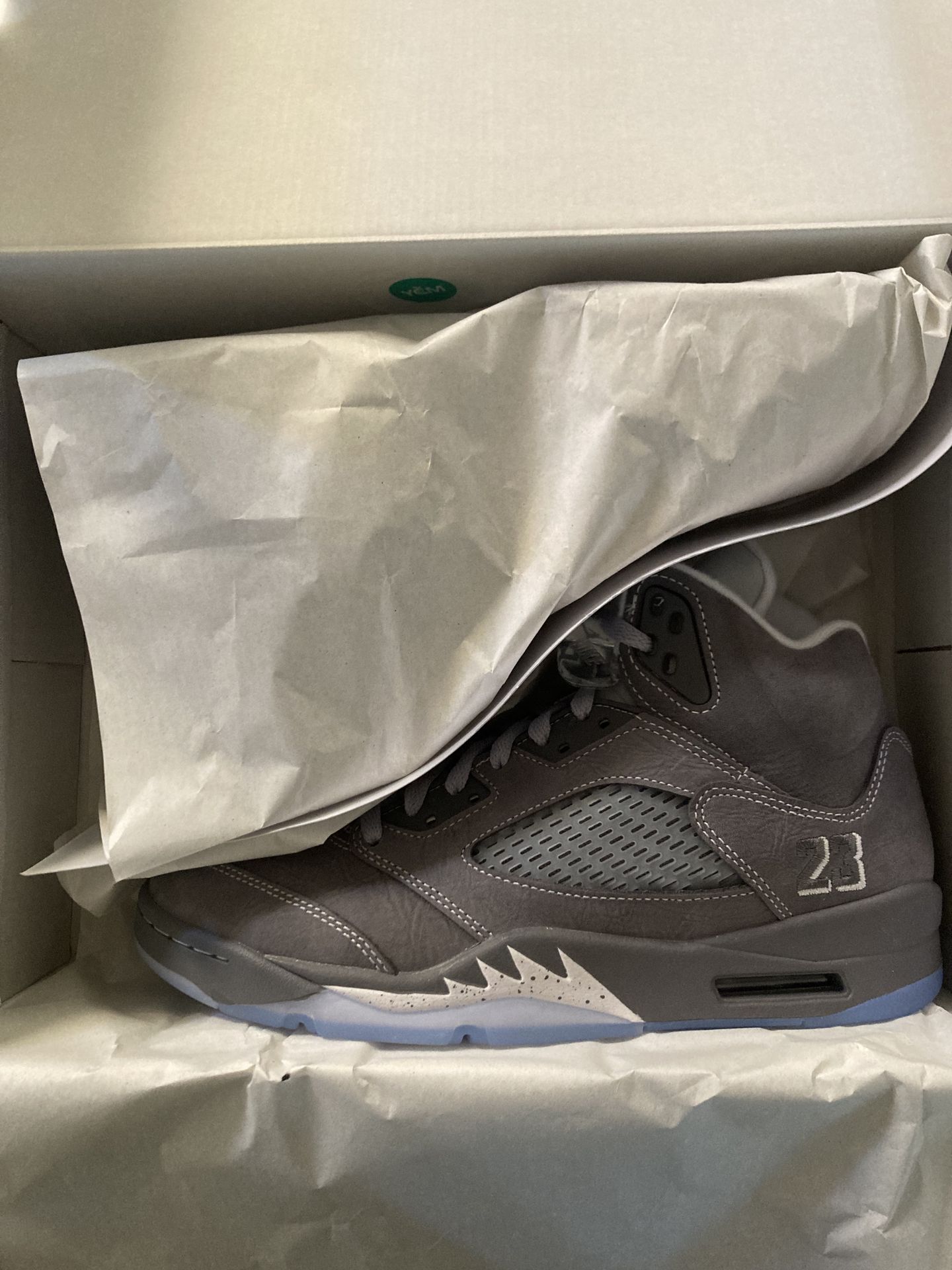 Jordan Wolf Grey 5 Size 12