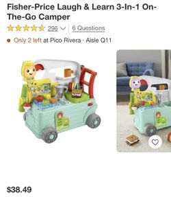 Fisher-Price Laugh And Learn 3 In 1 on the go camper for Sale in