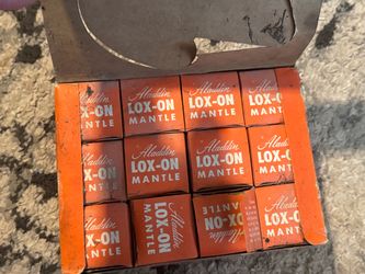Aladdin Lox-On Mantles Vintage Box