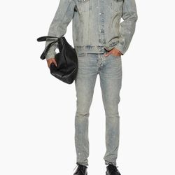 Ksubi Van Winkle Stretch Skinny Jeans Denim , 40 