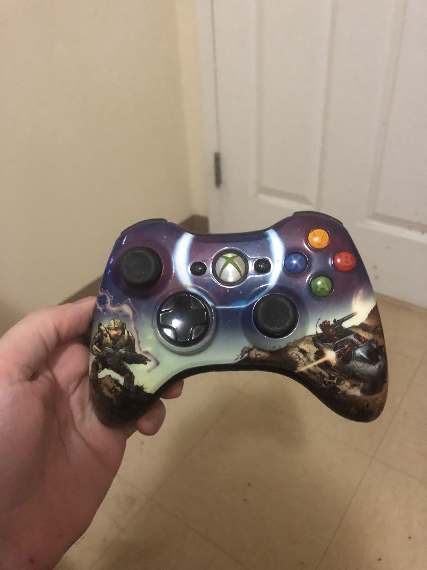 Wireless Halo 3 Spartan Controller For Xbox 360 Gamepad