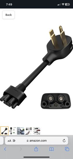 OEM Tesla 3 Nema 14-50 Adapter 2nd Gen Mobile Charger Connector Adapter Model 3 And Y And OEM Set Of Mats For Model 3 Like. New Low Use