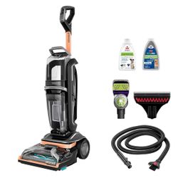 BISSELL Revolution HydroSteam Limpiador de alfombras para mascotas, limpiador profundo vertical, tecnología HydroSteam, herramienta de tapicería para 