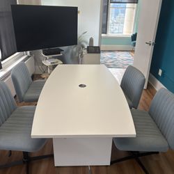 Small Conference Table with Chairs