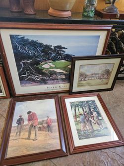 Golf sceneries wall art