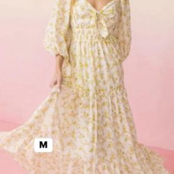 S/M Yellow Maxi Dress
