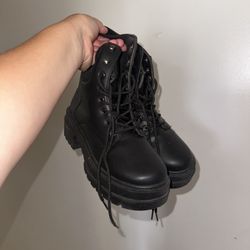 Fashion Nova Combat Boots 