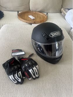 Shoei motorcycle helmet